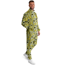 Load image into Gallery viewer, Black & Gold 3 Tracksuit - AOP