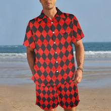Load image into Gallery viewer, JAM PONY SHORT SET Men's Shirt and Shorts Outfit with Pocket