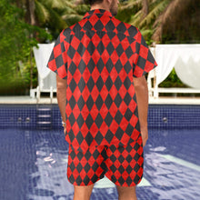 Load image into Gallery viewer, JAM PONY SHORT SET Men's Shirt and Shorts Outfit with Pocket