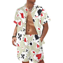 Load image into Gallery viewer, DIRTY HEARTS Men's Shirt and Shorts Outfit with Pocket