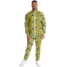 Load image into Gallery viewer, Black & Gold 3 Tracksuit - AOP