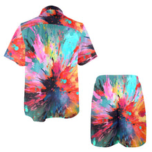 Load image into Gallery viewer, Paintball Men's Shirt and Shorts Outfit with Pocket