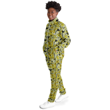 Load image into Gallery viewer, Black & Gold 3 Tracksuit - AOP