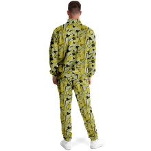 Load image into Gallery viewer, Black & Gold 3 Tracksuit - AOP