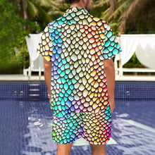 Load image into Gallery viewer, UP AND IN Men's Shirt and Shorts Outfit with Pocket