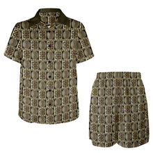 Load image into Gallery viewer, Pharaoh Short Set Men's Shirt and Shorts Outfit with Pocket