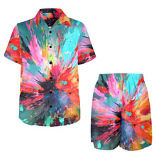 Load image into Gallery viewer, Paintball Men's Shirt and Shorts Outfit with Pocket
