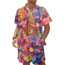 Load image into Gallery viewer, MELTED WAX Men's Shirt and Shorts Outfit with Pocket