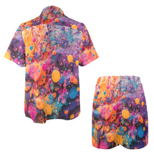 Load image into Gallery viewer, MELTED WAX Men's Shirt and Shorts Outfit with Pocket