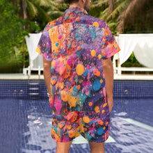 Load image into Gallery viewer, MELTED WAX Men's Shirt and Shorts Outfit with Pocket