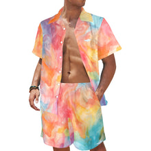 Load image into Gallery viewer, SKYLINE Men's Shirt and Shorts Outfit with Pocket
