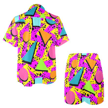 Load image into Gallery viewer, Living Single Short Set Men's Shirt and Shorts Outfit with Pocket