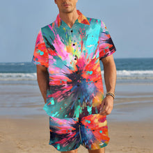 Load image into Gallery viewer, Paintball Men's Shirt and Shorts Outfit with Pocket