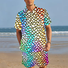 Load image into Gallery viewer, UP AND IN Men's Shirt and Shorts Outfit with Pocket