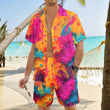 Load image into Gallery viewer, Canvas Art Men's Shirt and Shorts Outfit