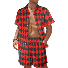 Load image into Gallery viewer, JAM PONY SHORT SET Men's Shirt and Shorts Outfit with Pocket