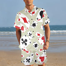Load image into Gallery viewer, DIRTY HEARTS Men's Shirt and Shorts Outfit with Pocket