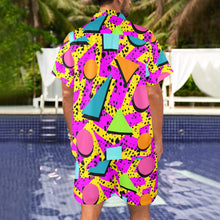 Load image into Gallery viewer, Living Single Short Set Men's Shirt and Shorts Outfit with Pocket