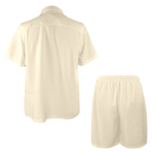 Load image into Gallery viewer, TAN solid Men's Shirt and Shorts Outfit with Pocket
