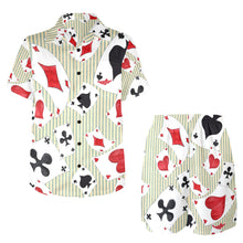 Load image into Gallery viewer, DIRTY HEARTS Men's Shirt and Shorts Outfit with Pocket