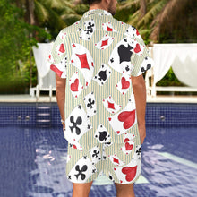 Load image into Gallery viewer, DIRTY HEARTS Men's Shirt and Shorts Outfit with Pocket