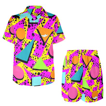 Load image into Gallery viewer, Living Single Short Set Men's Shirt and Shorts Outfit with Pocket