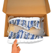 Load image into Gallery viewer, ORLANDO- ART DECO LOW TOP-WHITE- Men's Breathable Running Shoes (Model 055)