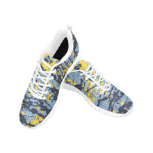 Load image into Gallery viewer, MEMPHIS- ART DECO LOW TOP-WHITE- Men's Breathable Running Shoes (Model 055)