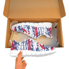 Load image into Gallery viewer, LOS ANGELES.2-ART DECO LOW TOP-WHITE- Men's Breathable Running Shoes (Model 055)