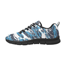 Load image into Gallery viewer, ATLANTA-ART DECO LOW TOP-BLACK- Men's Breathable Running Shoes (Model 055)