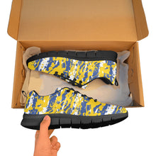 Load image into Gallery viewer, GOLDEN STATE ART DECO LOW TOPS-BLACK