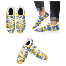Load image into Gallery viewer, GOLDEN STATE-ART DECO LOW TOP-WHITE- Men's Breathable Running Shoes (Model 055)