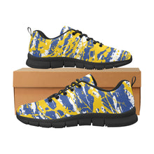Load image into Gallery viewer, GOLDEN STATE ART DECO LOW TOPS-BLACK