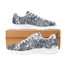 Load image into Gallery viewer, MINNESOTA.1- ART DECO LOW TOP-WHITE- Men's Breathable Running Shoes (Model 055)