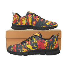 Load image into Gallery viewer, INDIANA.1- ART DECO LOW TOP-BLACK