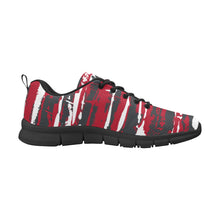 Load image into Gallery viewer, LAS VEGAS- ART DECO LOW TOP-BLACK- Men's Breathable Running Shoes (Model 055)
