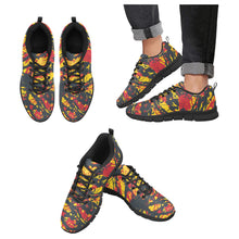 Load image into Gallery viewer, INDIANA.1 ART DECO LOW TOP-BLACK Men's Breathable Running Shoes (Model 055)