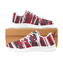 Load image into Gallery viewer, LAS VEGAS- ART DECO LOW TOP-WHITE- Men's Breathable Running Shoes (Model 055)