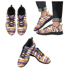 Load image into Gallery viewer, PHOENIX.1- ART DECO LOW TOP-BLACK- Men's Breathable Running Shoes (Model 055)