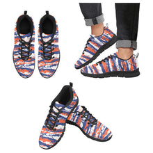 Load image into Gallery viewer, NEW YORK- ART DECO LOW TOP-BLACK- Men's Breathable Running Shoes (Model 055)