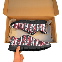 Load image into Gallery viewer, PORTLAND- ART DECO LOW TOP-BLACK- Men's Breathable Running Shoes (Model 055)