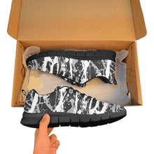 Load image into Gallery viewer, SAN ANTONIO- ART DECO LOW TOP-BLACK- Men's Breathable Running Shoes (Model 055)