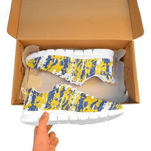 Load image into Gallery viewer, GOLDEN STATE ART DECO LOW TOPS-WHITE