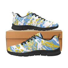 Load image into Gallery viewer, CHI TOWN  ART DECO LOW TOP-BLACK- Men's Breathable Running Shoes (Model 055)
