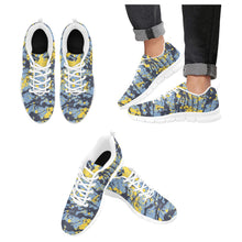 Load image into Gallery viewer, MEMPHIS- ART DECO LOW TOP-WHITE- Men's Breathable Running Shoes (Model 055)