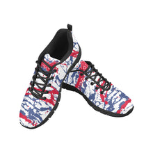 Load image into Gallery viewer, LOS ANGELES.2 -ART DECO LOW TOP-BLACK- Men's Breathable Running Shoes (Model 055)
