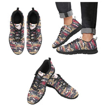 Load image into Gallery viewer, NEW ORLEANS- ART DECO LOW TOP-BLACK