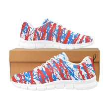 Load image into Gallery viewer, OKLAHOMA- ART DECO LOW TOP-WHITE- Men's Breathable Running Shoes (Model 055)