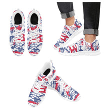 Load image into Gallery viewer, LOS ANGELES.2-ART DECO LOW TOP-WHITE- Men's Breathable Running Shoes (Model 055)