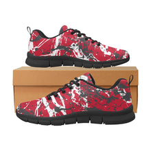Load image into Gallery viewer, HOUSTON ART DECO LOW TOP-BLACK Men's Breathable Running Shoes (Model 055)